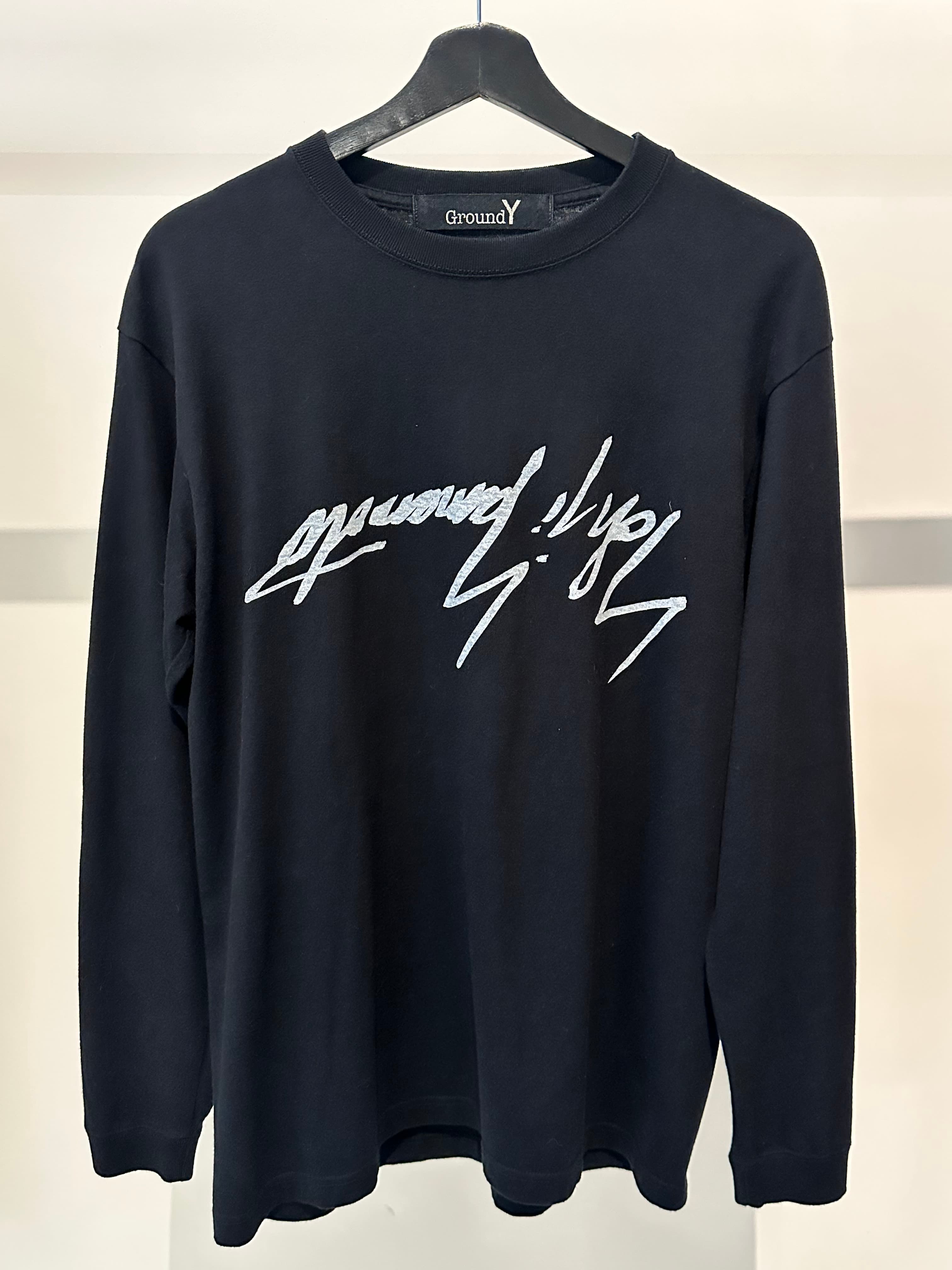 Ground Y Logo Long Sleeve T-Shirt