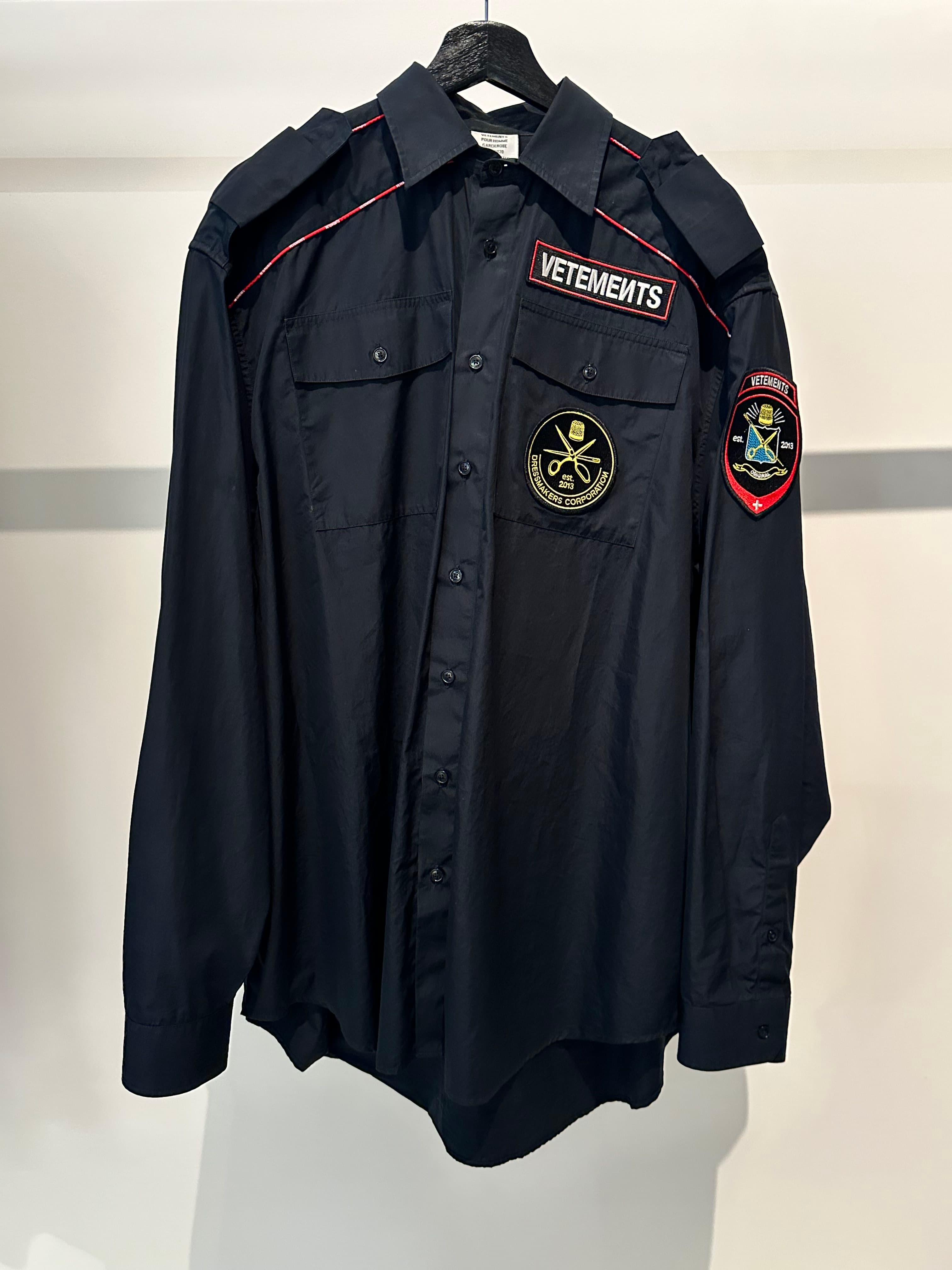 Vetements Police Uniform Button-Up Shirt