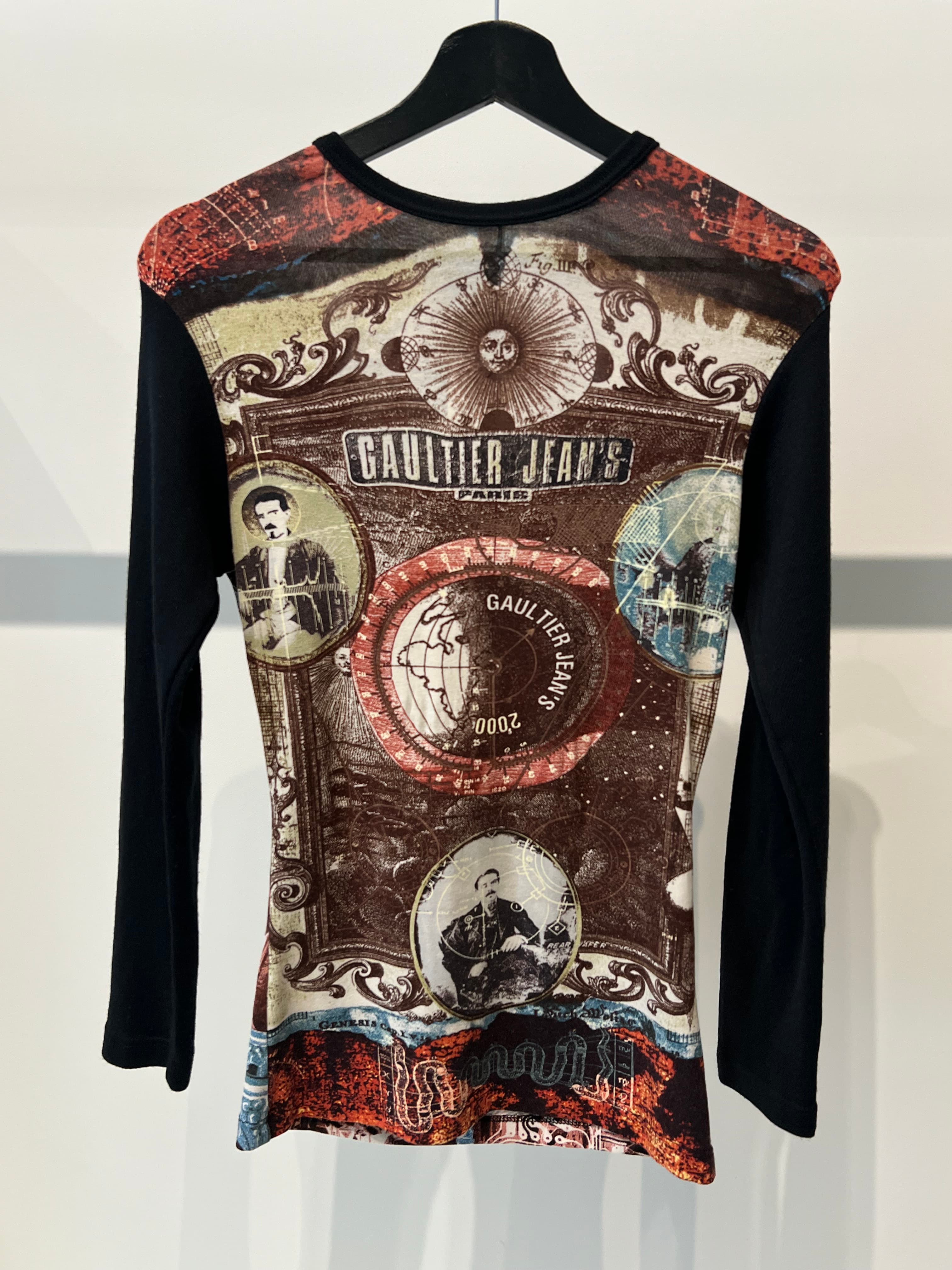 Jean Paul Gaultier Nicola Tesla Long Sleeve Top