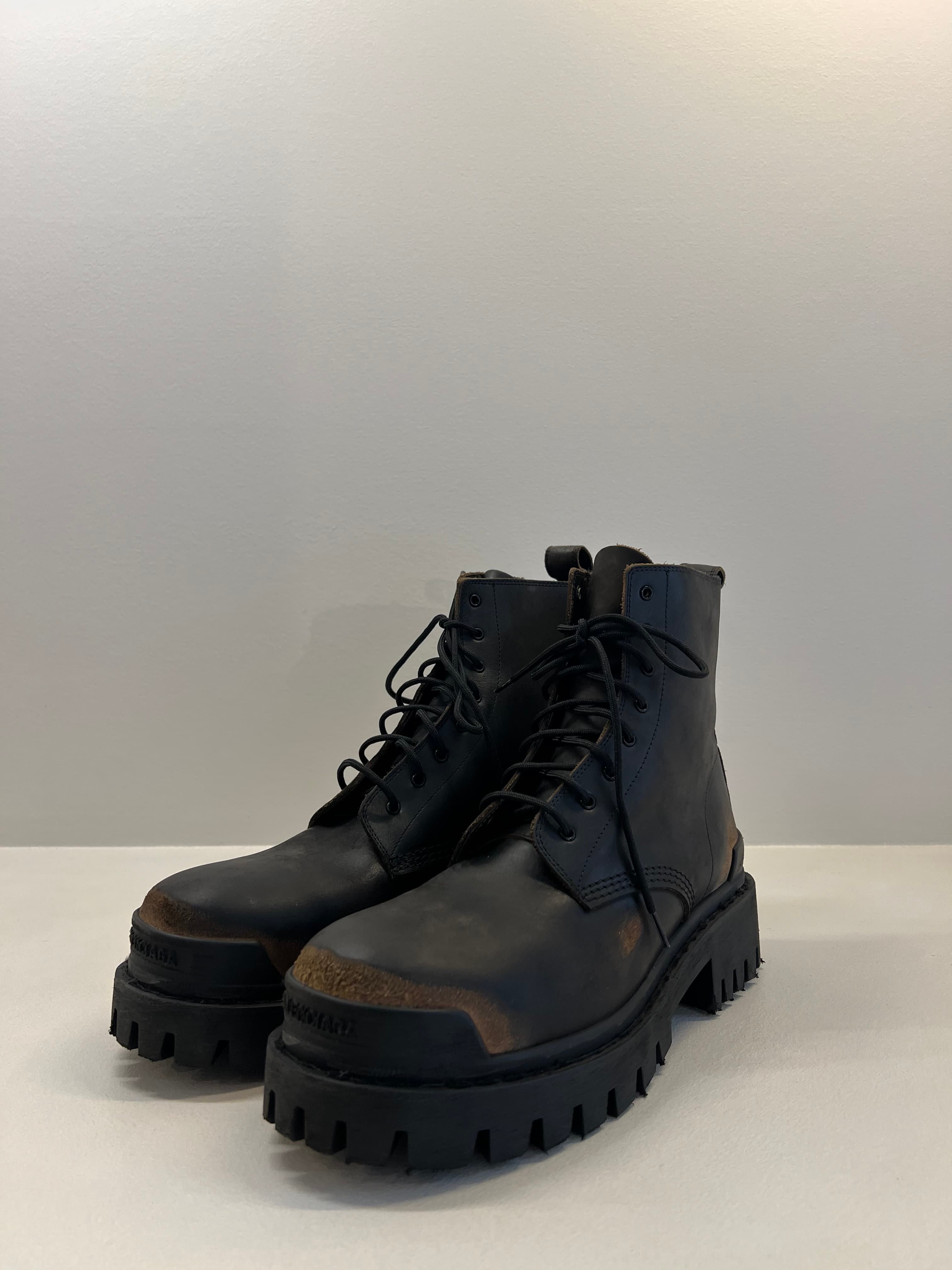 Balenciaga Rusted Strike Boots