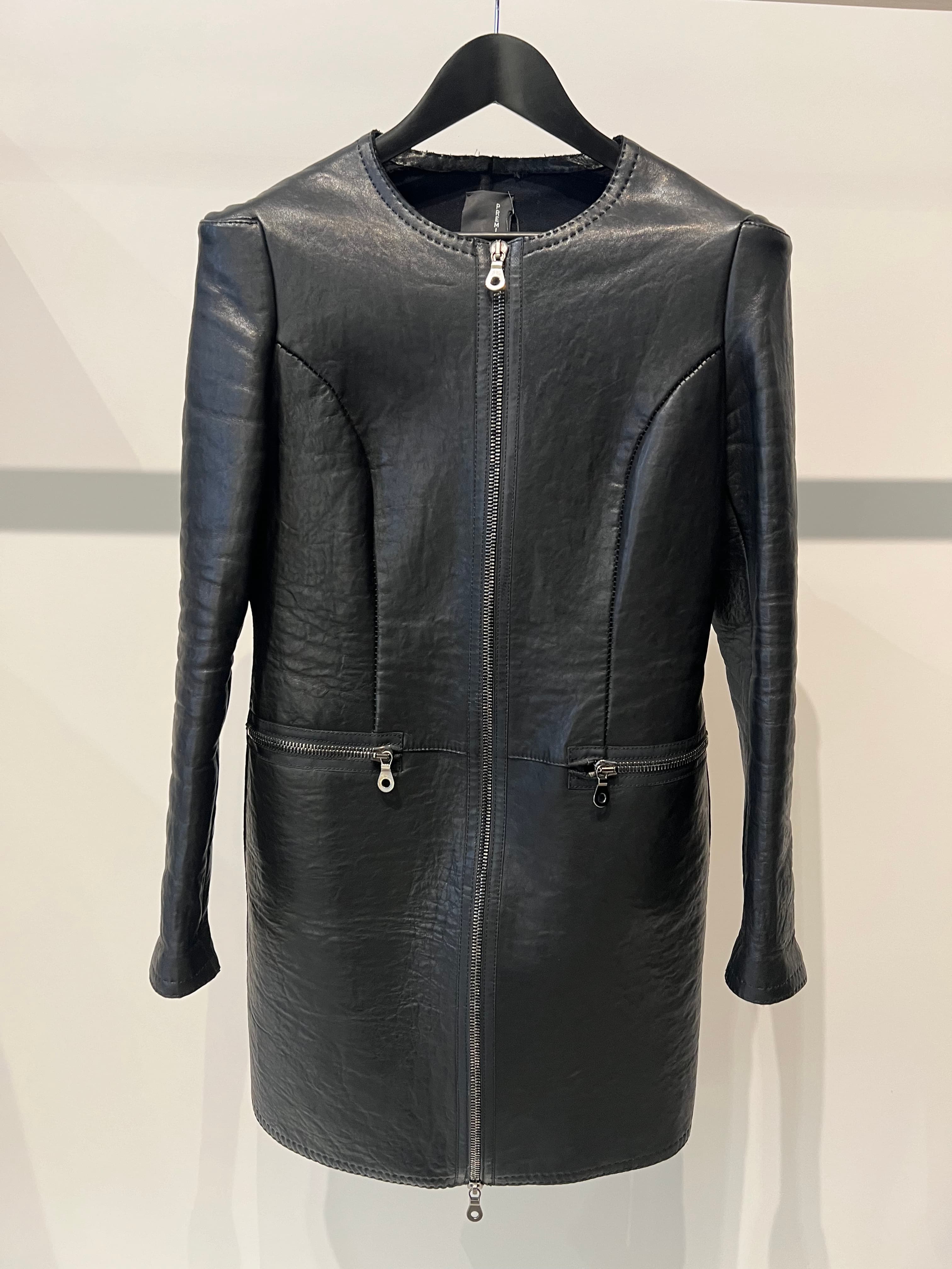 Premiata Leather Long Coat