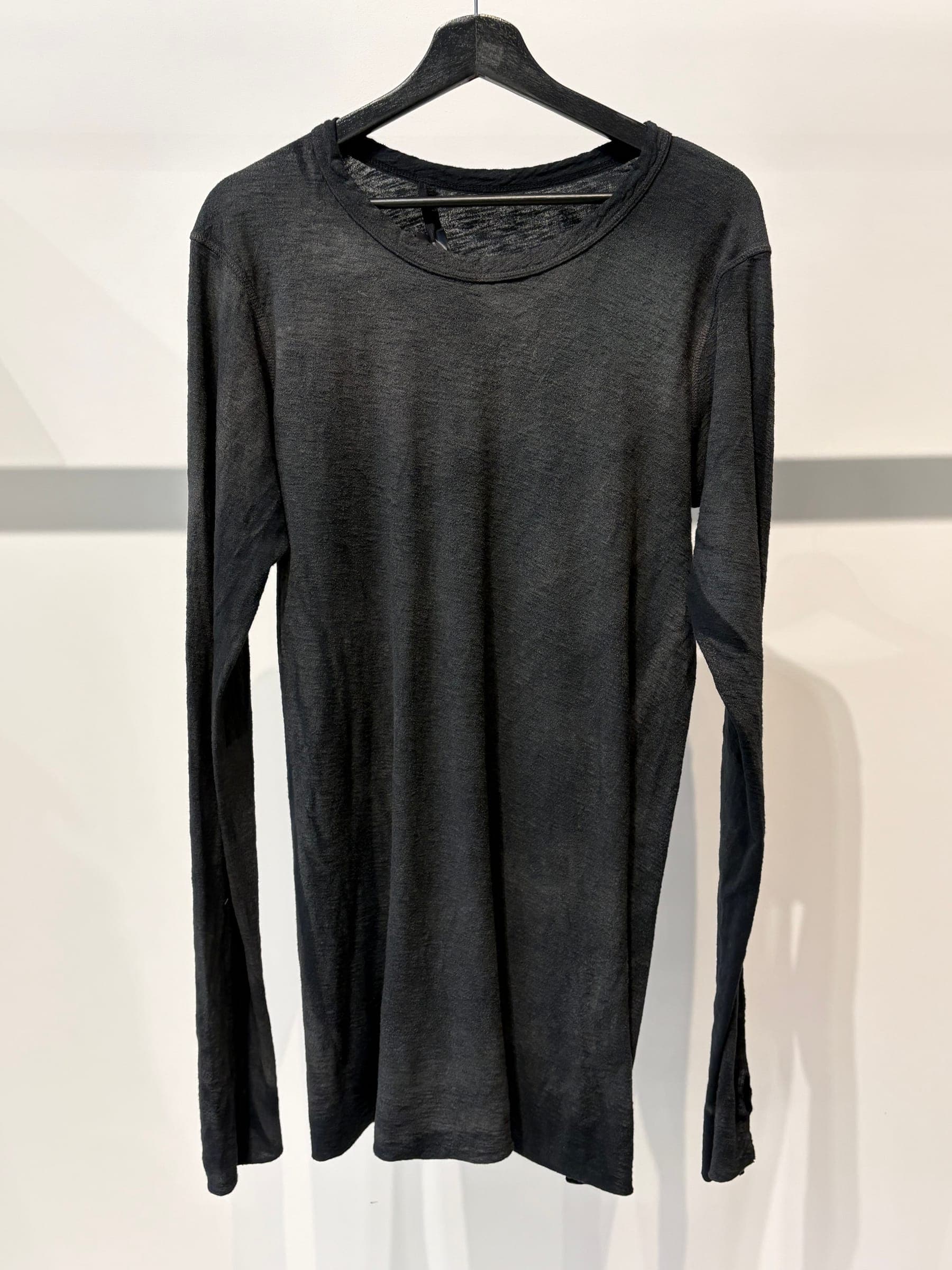 Boris Bidjan Saberi Cement Finish Long Sleeve T-Shirt