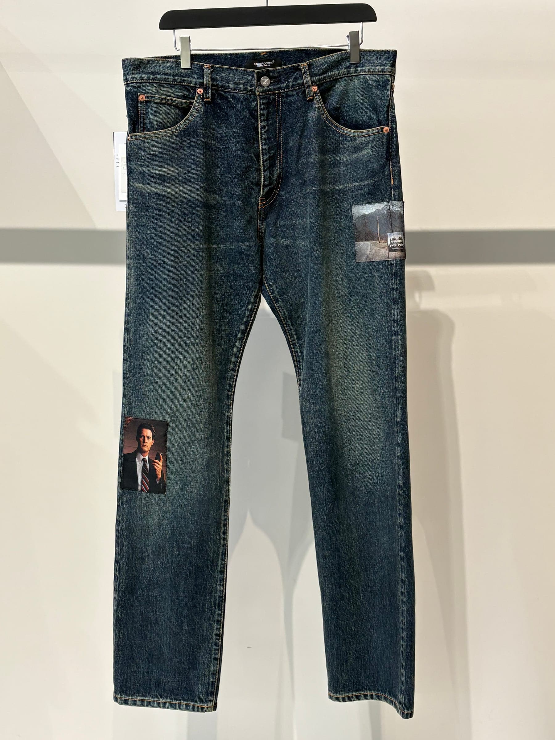 Undercover AW24 Twin Peaks Patchwork Jeans