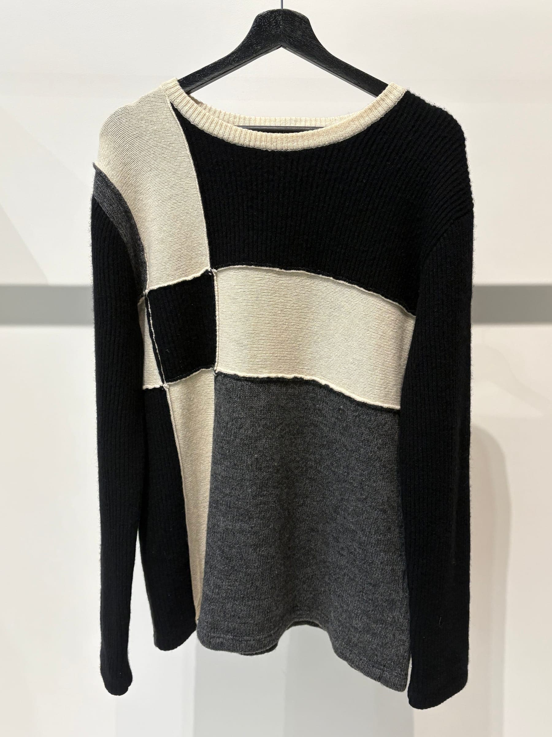 Neighborhood Deconstructed Knitted Wool Sweater