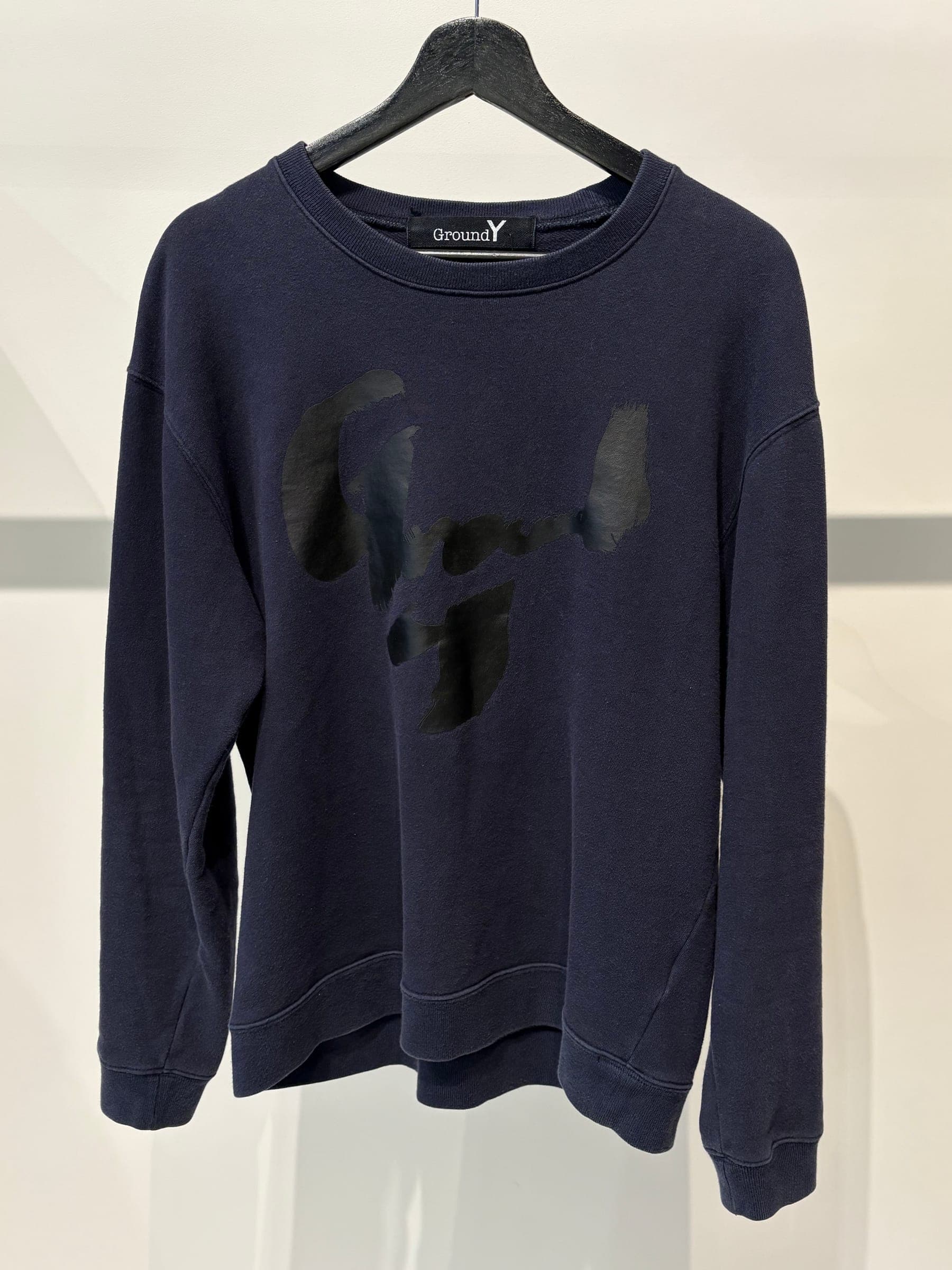 Yohji Yamamoto Ground Y Logo Crewneck