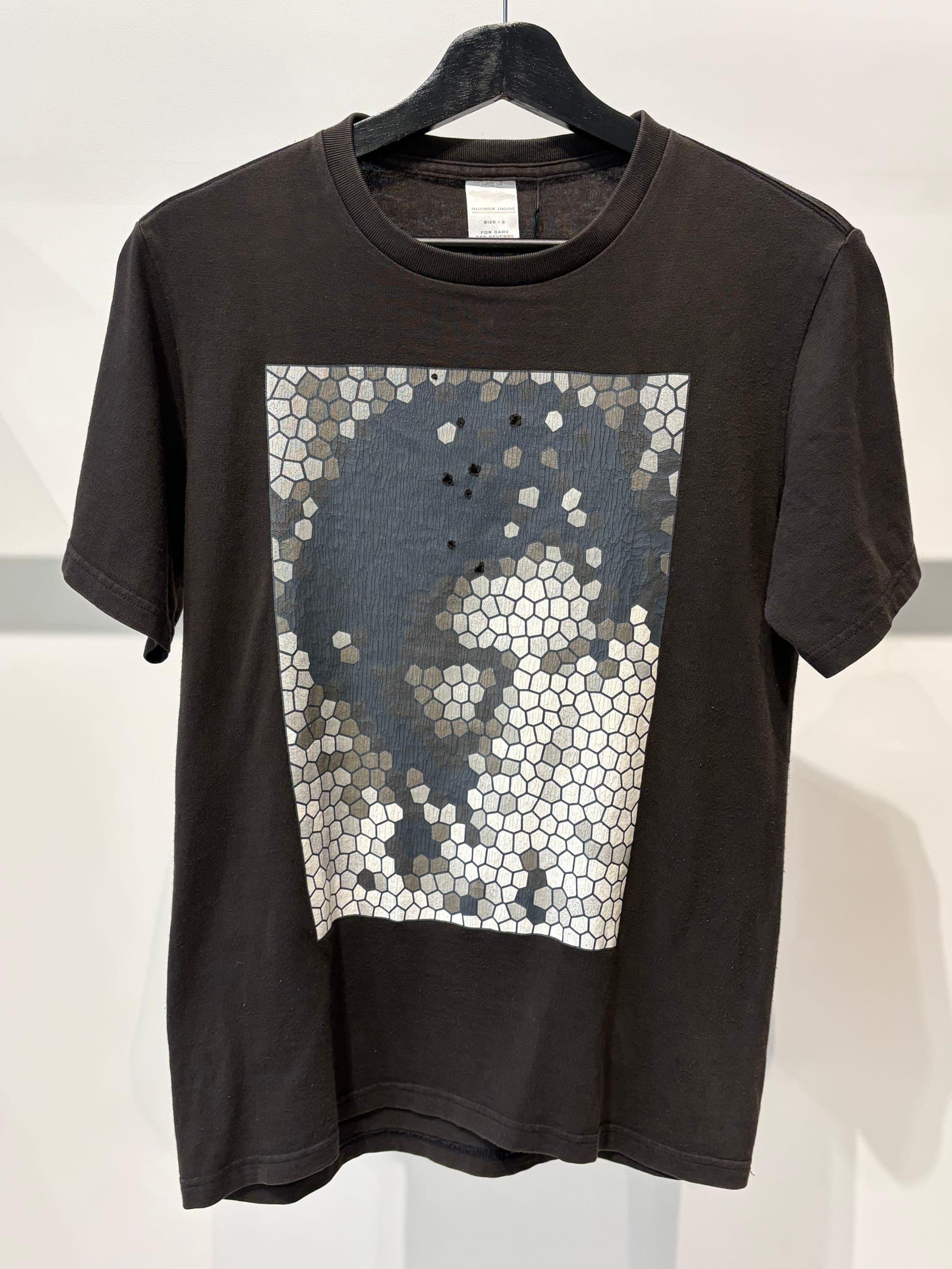Number (N)ine SS01 Time Migration Mosaic T-Shirt