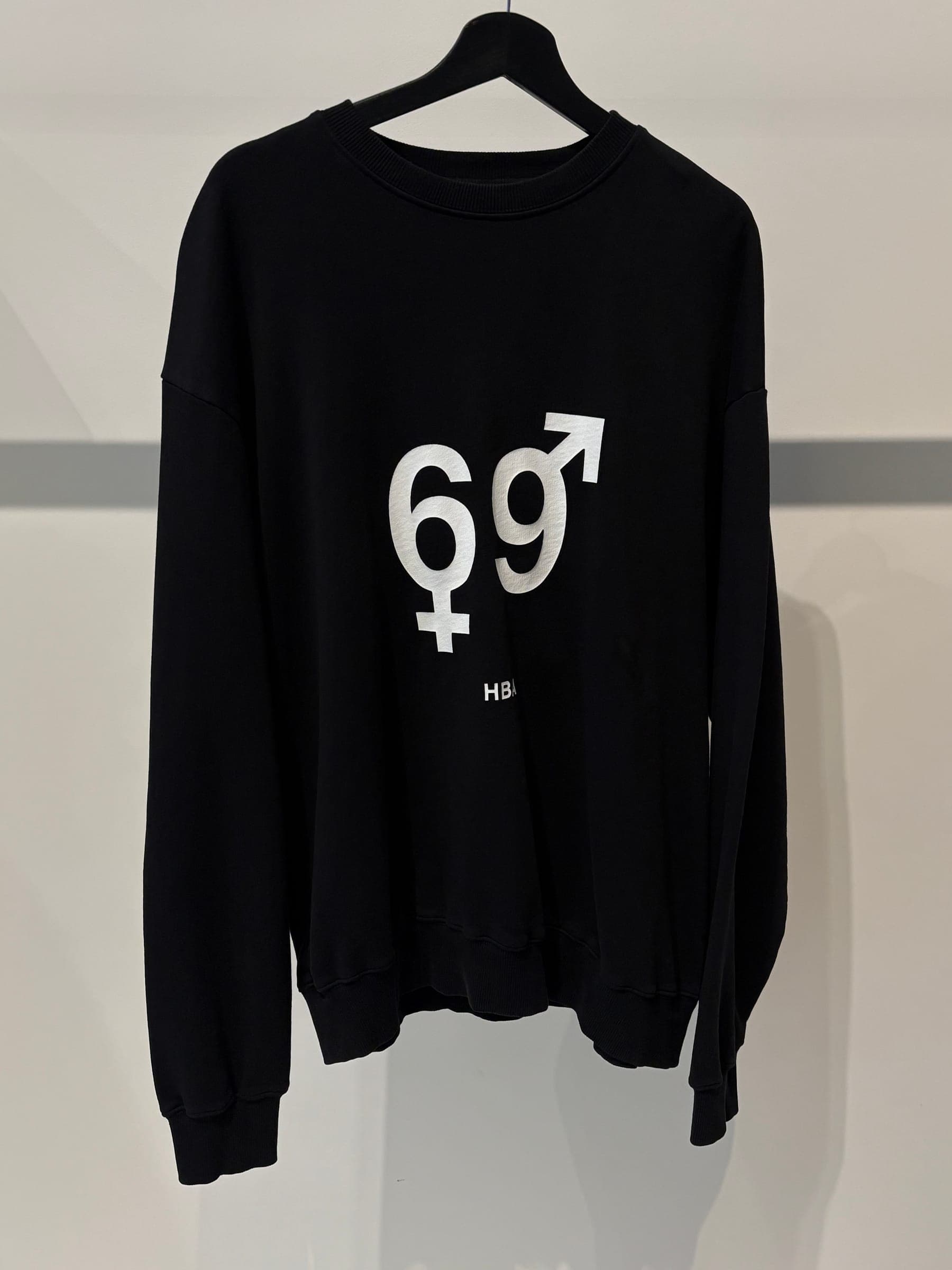 Hood by Air 69 Black Crewneck