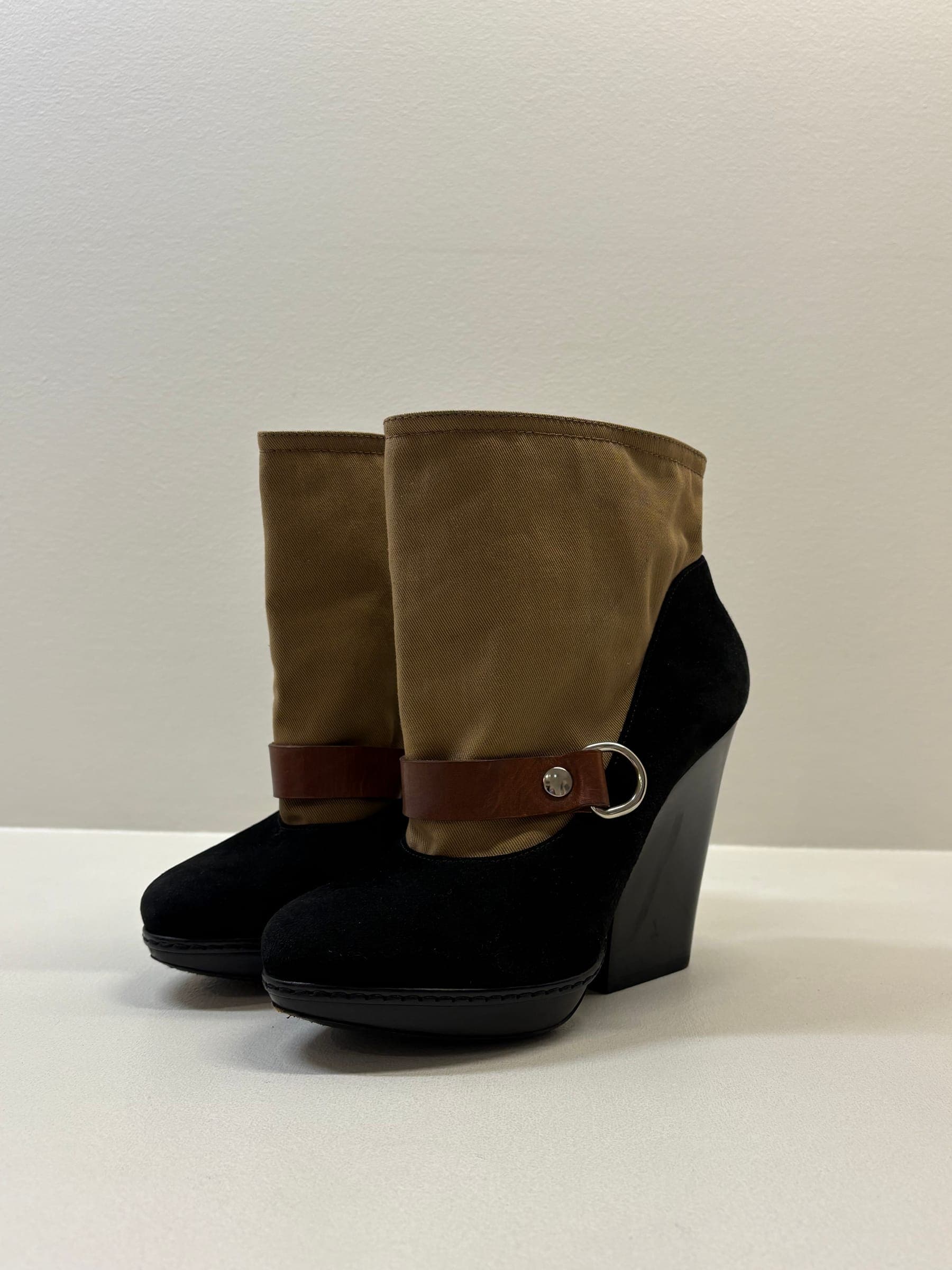 Dries Van Noten Wedge Ankle Boots