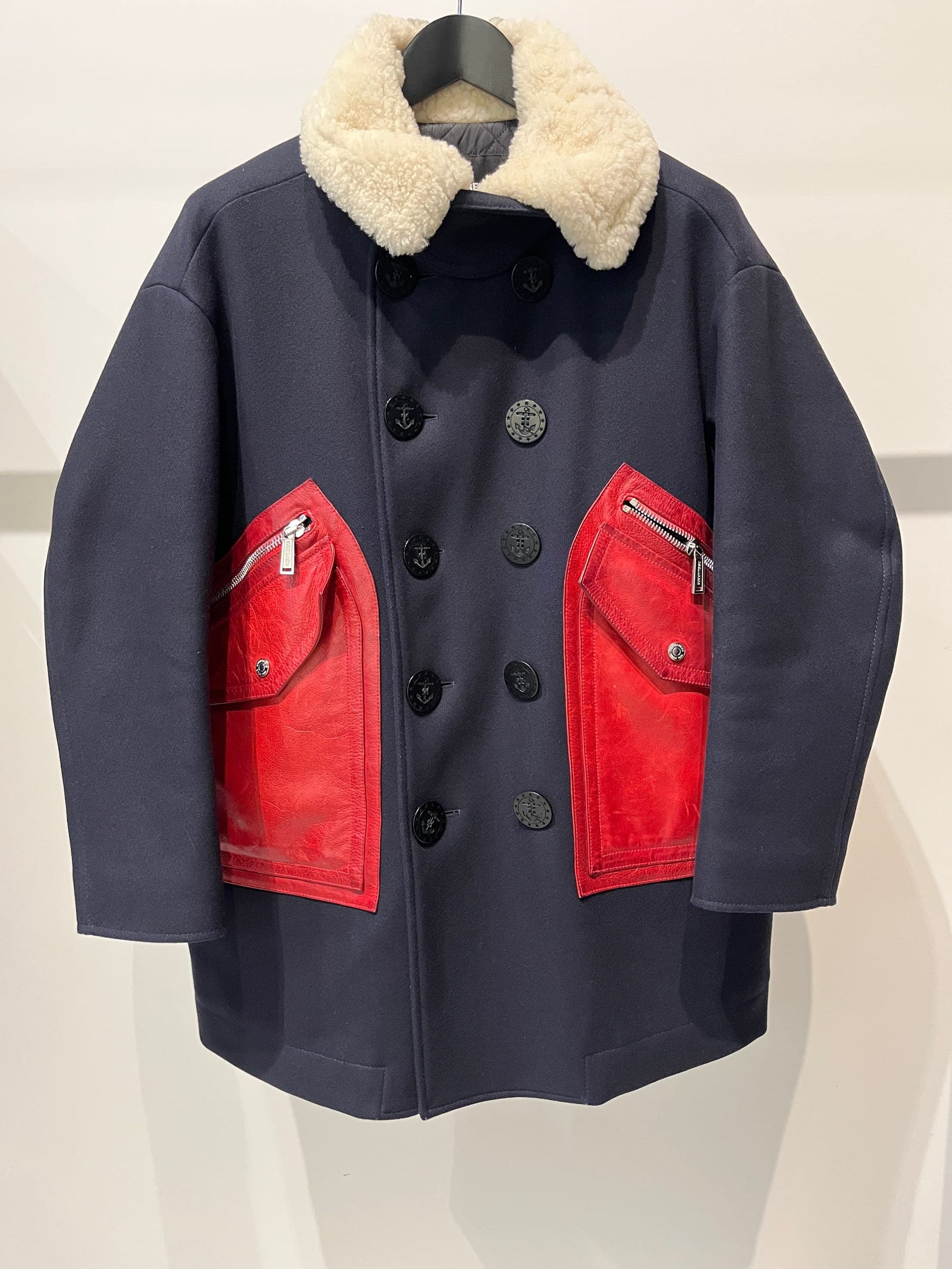 Dsquared2 Contrast Pocket Hybrid Coat