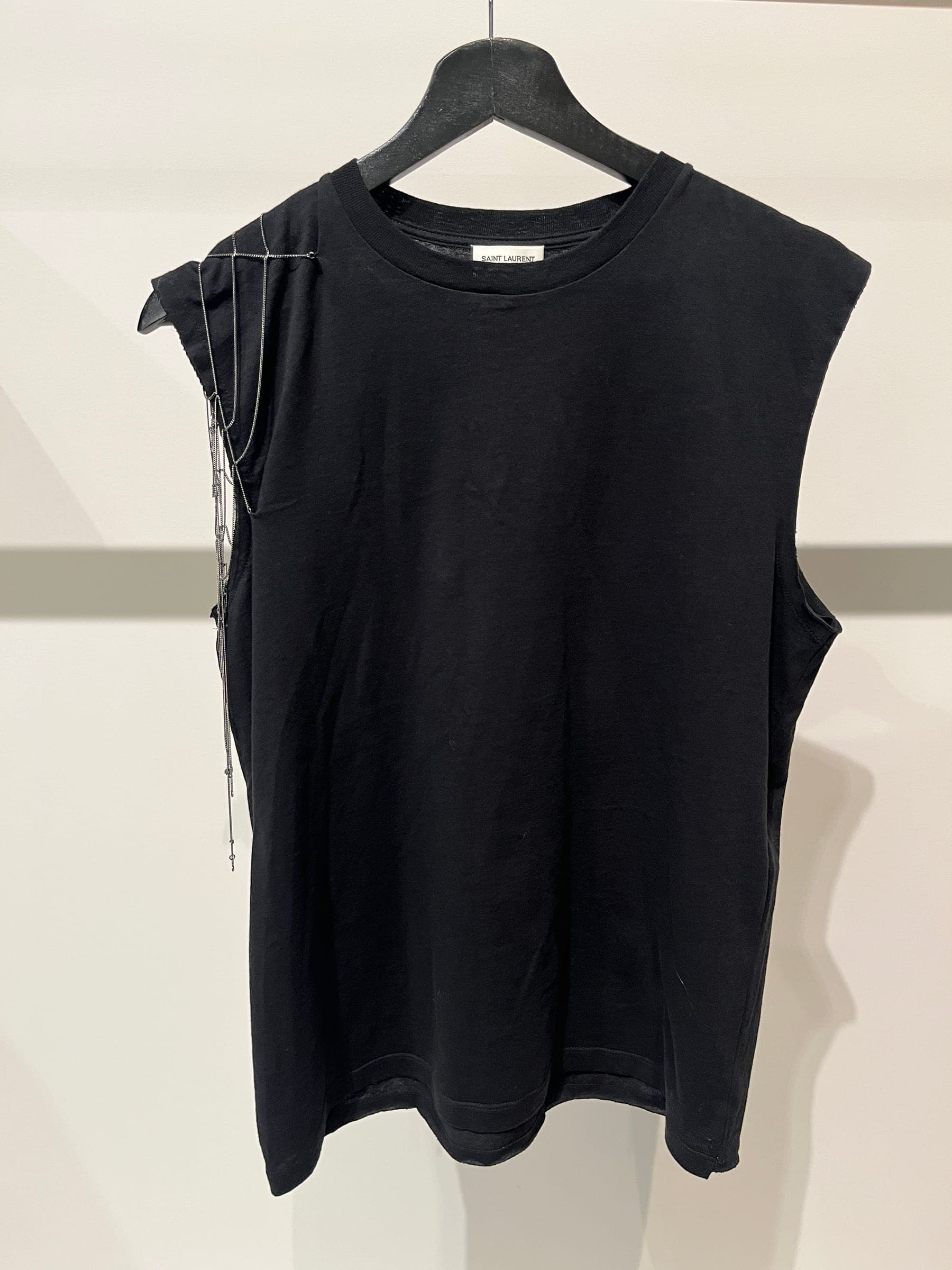 Saint Laurent Chain Web Tank Top