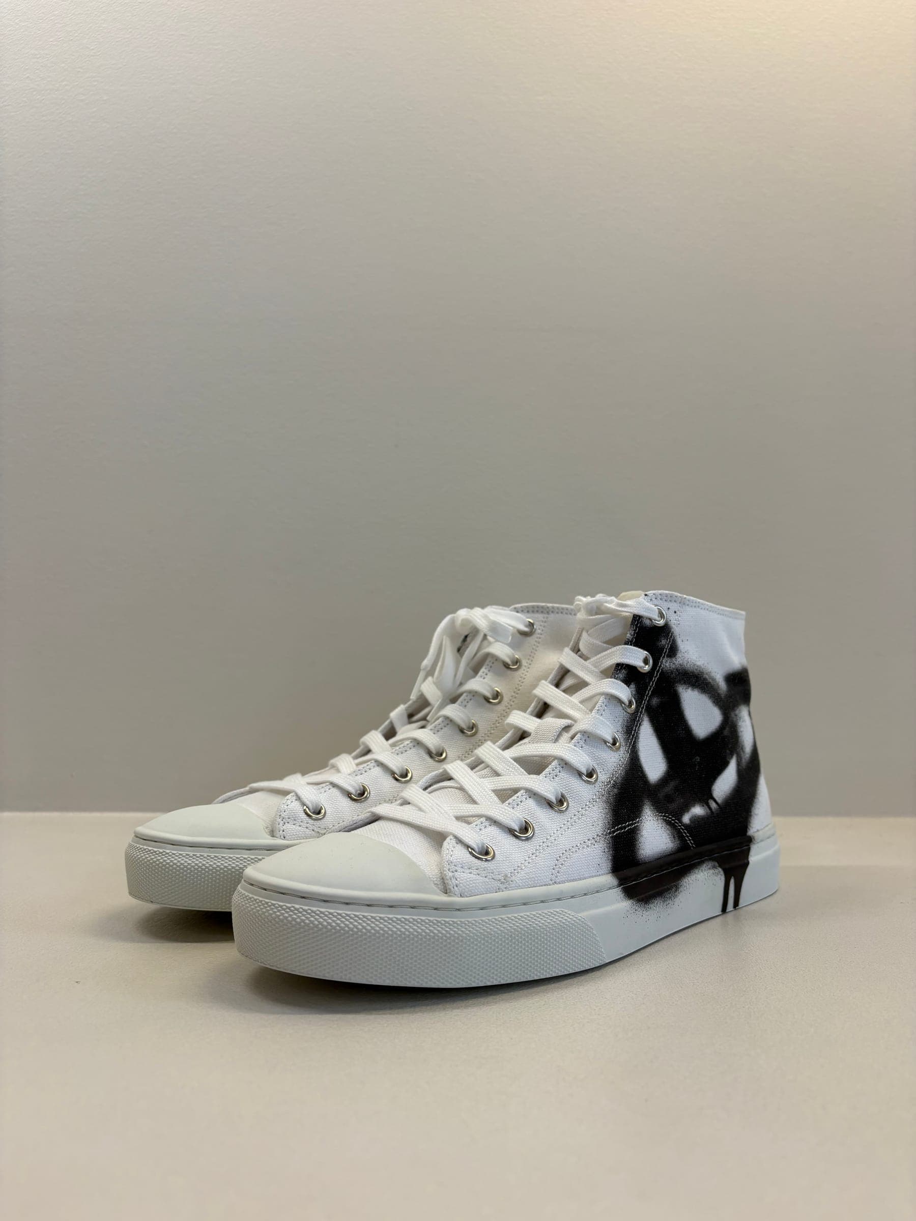 Vivienne Westwood Chaos High Top Graffiti Orb Sneakers